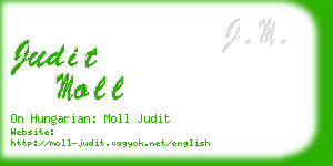 judit moll business card